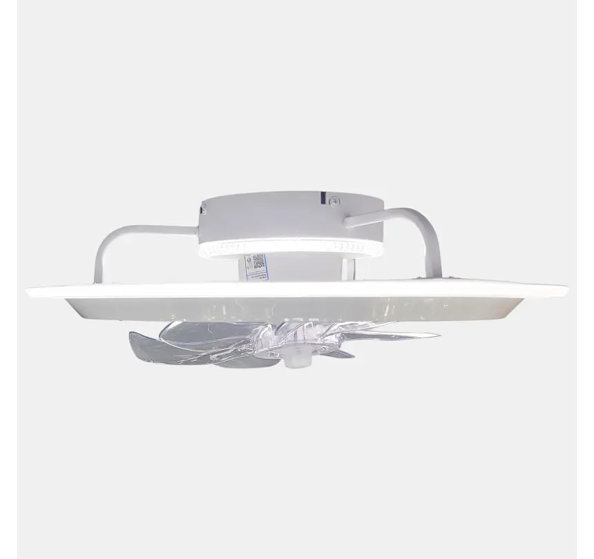 Стельова LED-люстра-вентилятор Artlight FS302WH, біла, 76 Вт, від 12-19 м² - фото 5