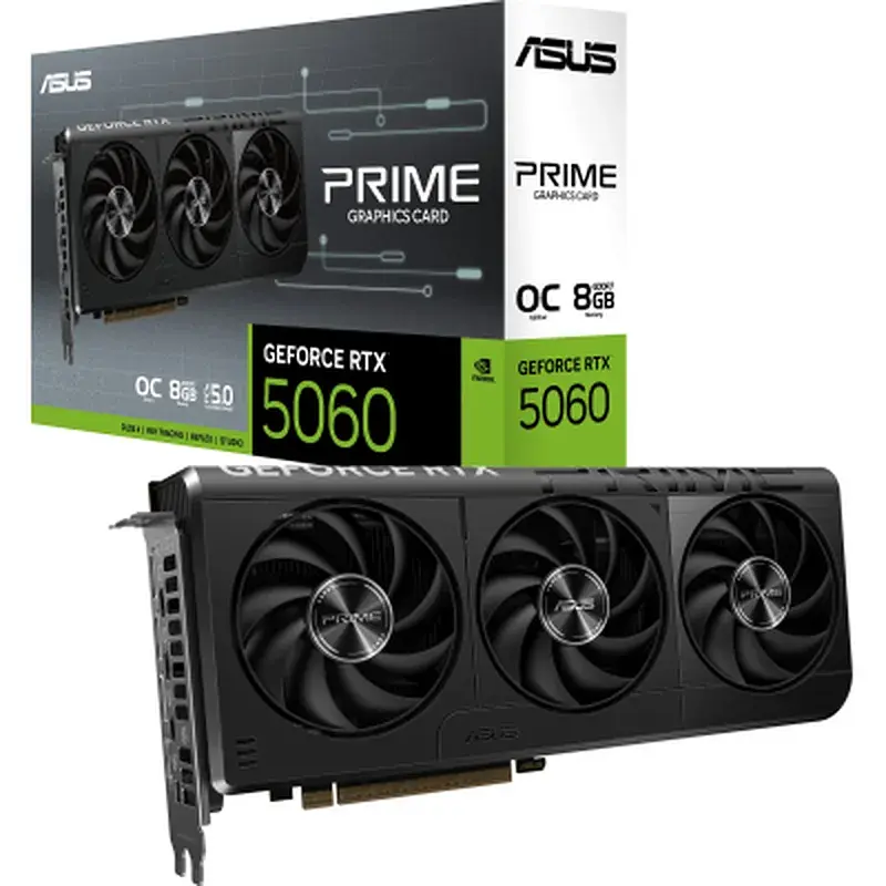 Відеокарта ASUS GeForce RTX5060 8Gb PRIME OC (PRIME-RTX5060-O8G) - фото 10