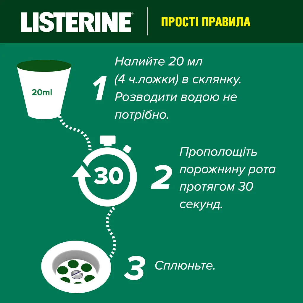 Ополаскиватель для полости рта Listerine Total Care Защита зубов и десен 500 мл (103060070) - фото 8