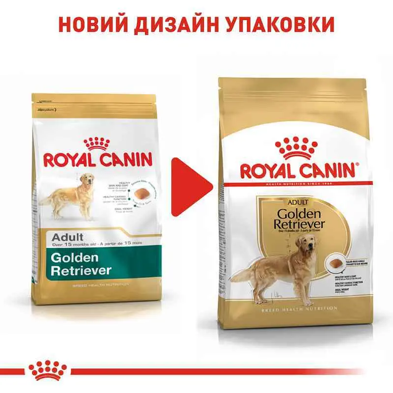 Сухий корм для дорослих собак породи Золотистий ретрівер Royal Canin Golden Retriever Adult, 3 кг (3970030) - фото 2