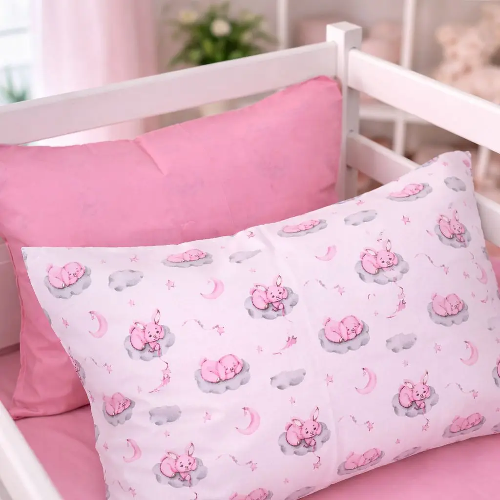 Комплект постельного белья MirSon Ranforce Elite Pink Moon 110x140 см (2200012570135) - фото 5