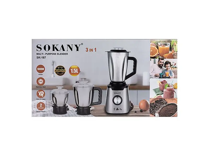 Блендер стаціонарний Sokany SK187 - фото 5