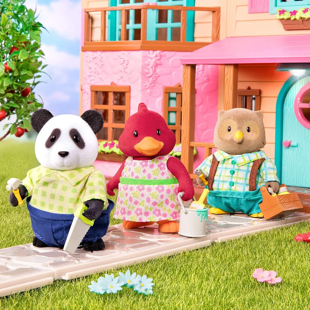Набір фігурок Li'l Woodzeez Сім'я Панд 4од книжка EN det0018377 - фото 5