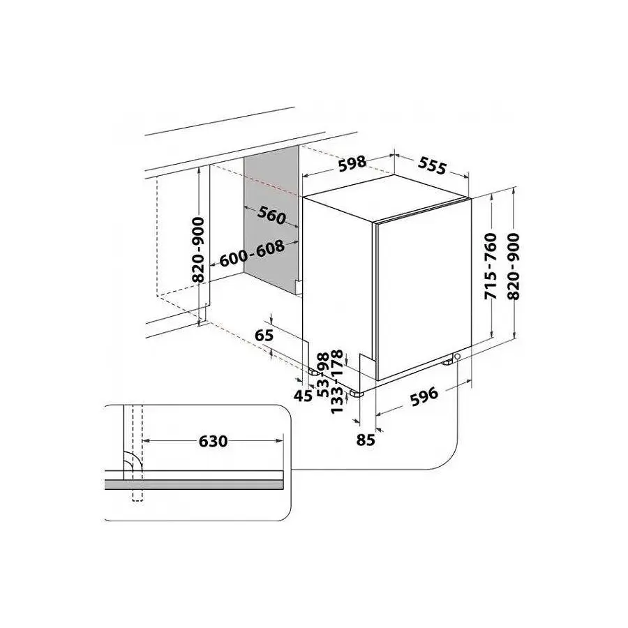 Посудомоечная машина Hotpoint-Ariston HM7 42 L - фото 9