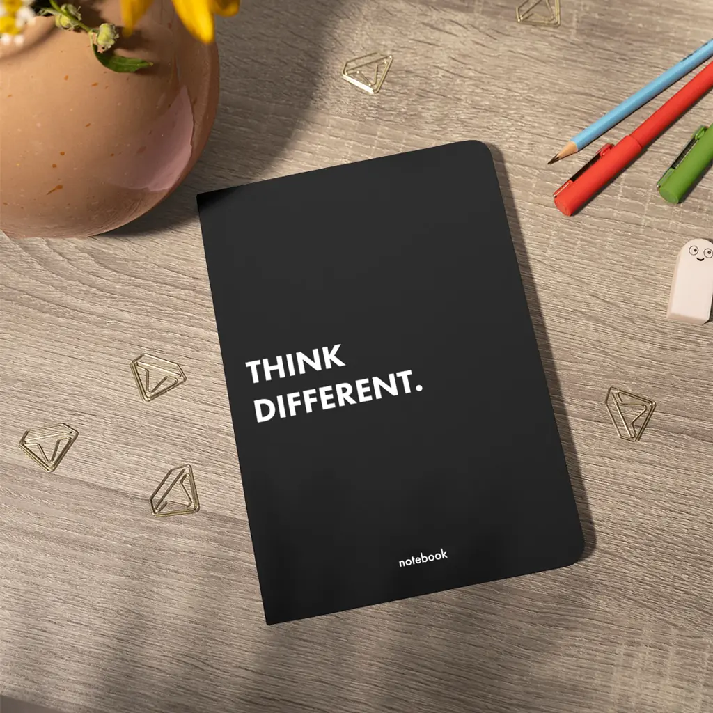 Блокнот у клiтинку Think Different чорний - фото 5