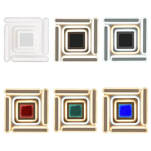 Світильник LED smart MATRIX+пульт 120W 3000-6000K IP20 білий квадрат Violux ( 220495 ) - фото 7