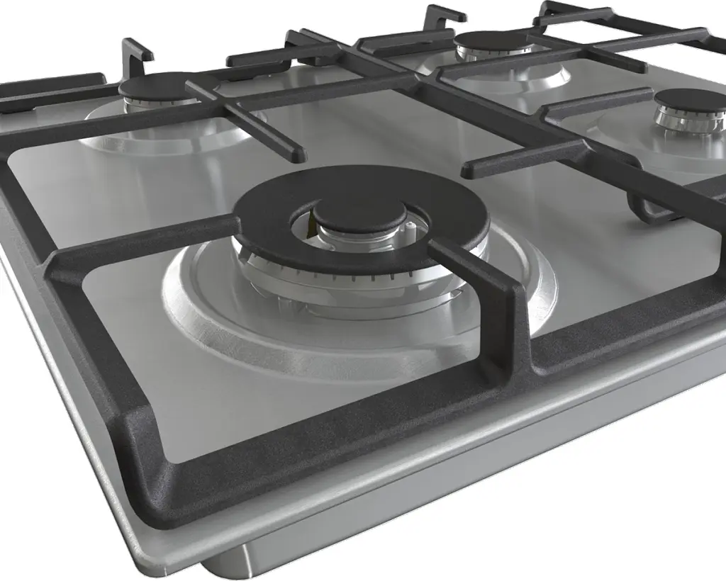 Варильна поверхня газова Gorenje 60 см чугун конфорка Wok нержавіюча сталь - фото 6