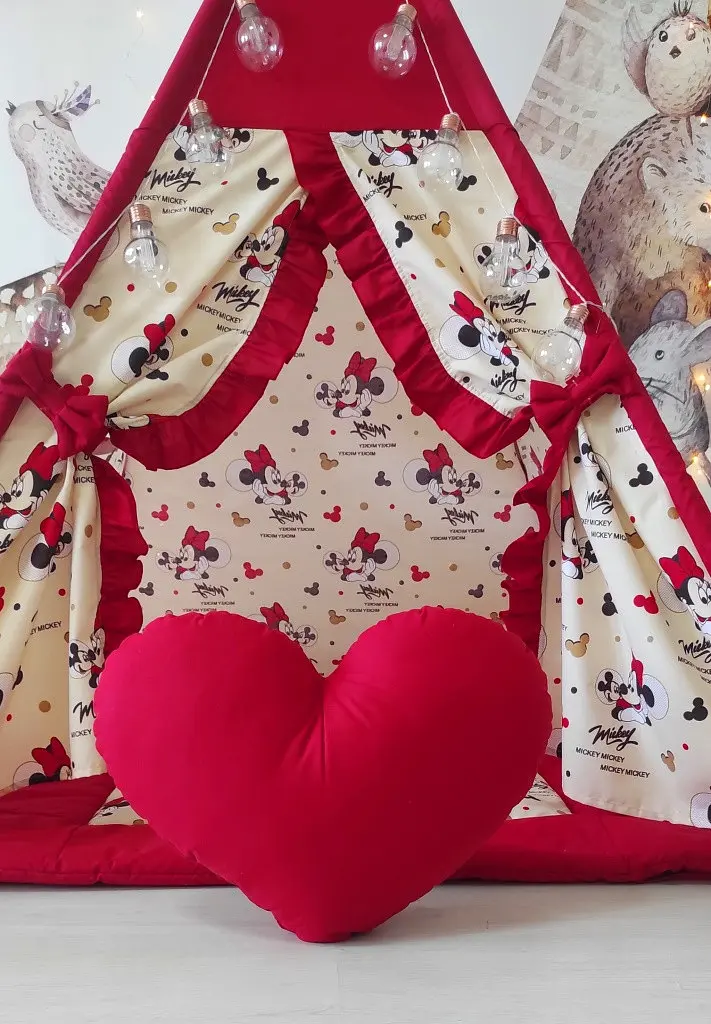 Вігвам дитячий Міккі Маус + кошик + підвісна гойдалка - фото 6