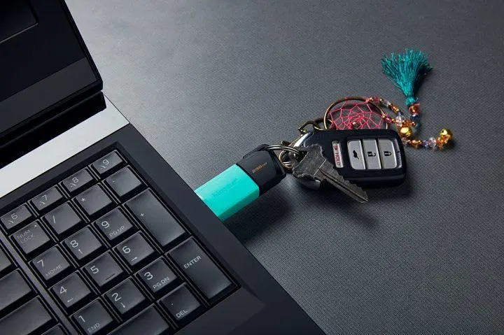 USB флеш-накопичувач Kingston DataTraveler Exodia M 256GB USB-A 3.2 Gen 1 Black/Teal (DTXM/256GB) [69967] - фото 7