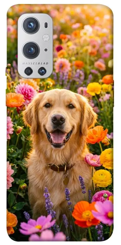 TPU чохол Demsky Flowery labrador для OnePlus 9 Pro