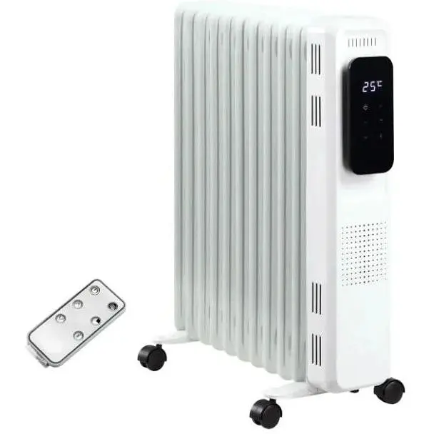 Масляний обігрівач Metier 2.0 кВт площа обігріву 20 кв.м білий Wi-Fi керування (ORE2000-9RC) - фото 2