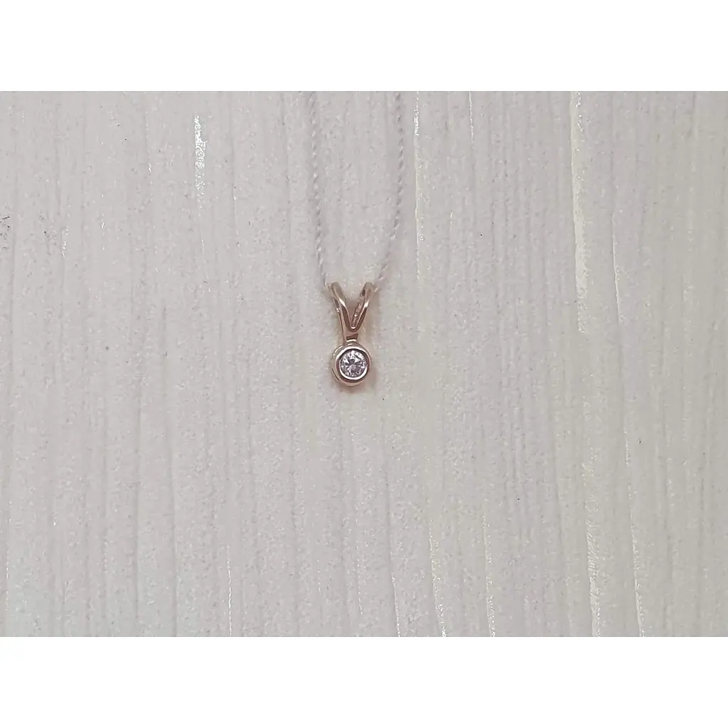 Золота підвіска Персей ФП з діамантом. 3041560 - фото 2