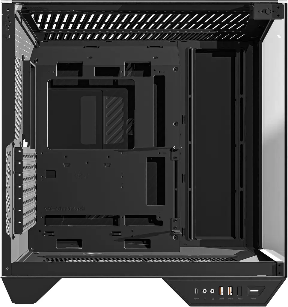 Корпус Darkflash DY470 без блока питания, черный (DY470 BLACK) - фото 11