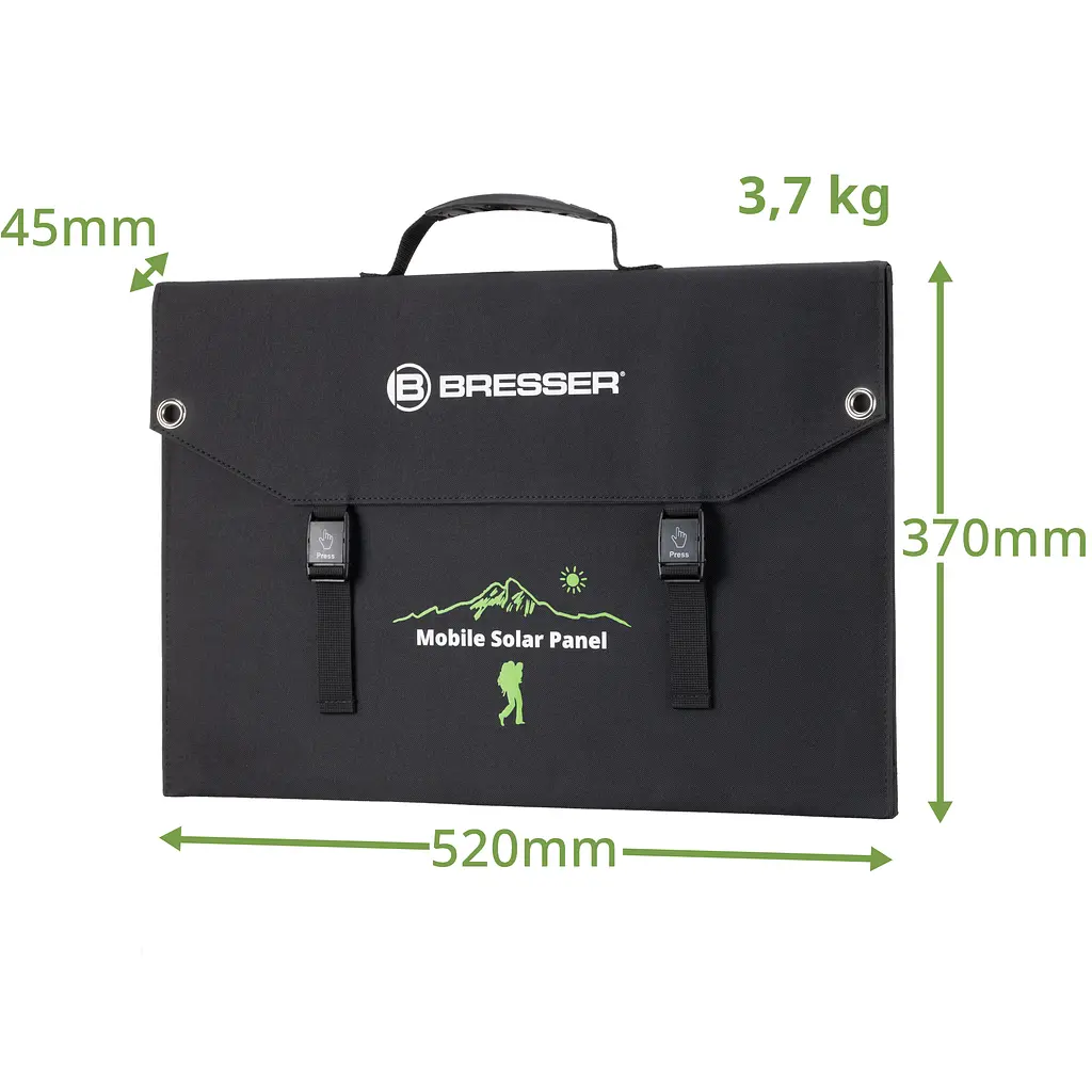 Портативний зарядний пристрій сонячна панель Bresser Mobile Solar Charger 90 Watt USB DC (3810060) - фото 5