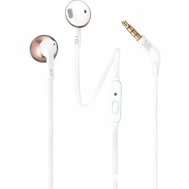 Навушники JBL T205 Rose Gold (JBLT205RGD) - фото 2
