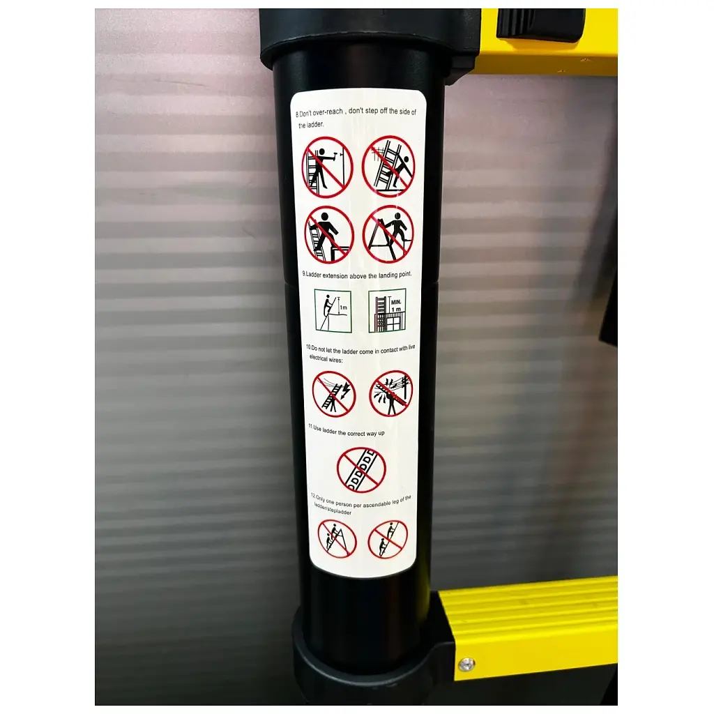 Драбина GTM телескопічна 13сх. 3,8м (KME1038Y/881038) - фото 2
