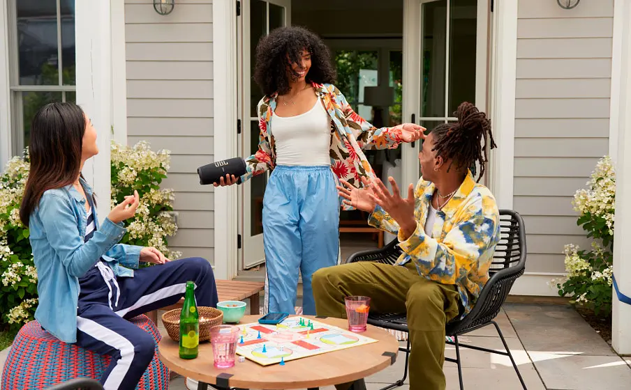 Портативна акустика JBL Charge 5 Wi-Fi Black (JBLCHARGE5WIFIBLK) [90542] - фото 9