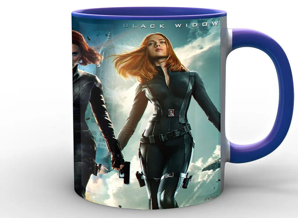 Кружка GeekLand Чорна вдова Black Widow Чорна Вдова три образи BW.02.008 - фото 4