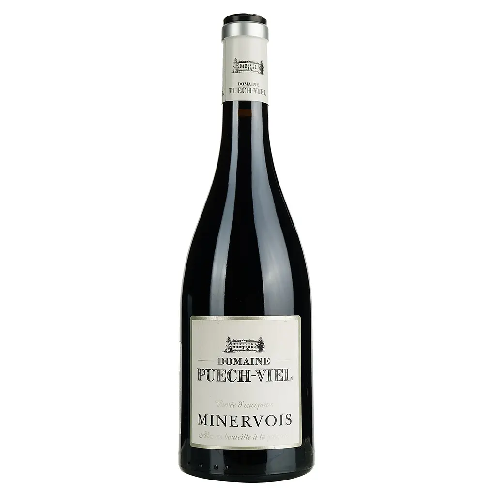 Вино Domaine Puech-Viel Rouge AOP Minervois червоне сухе 0.75 л - фото 1