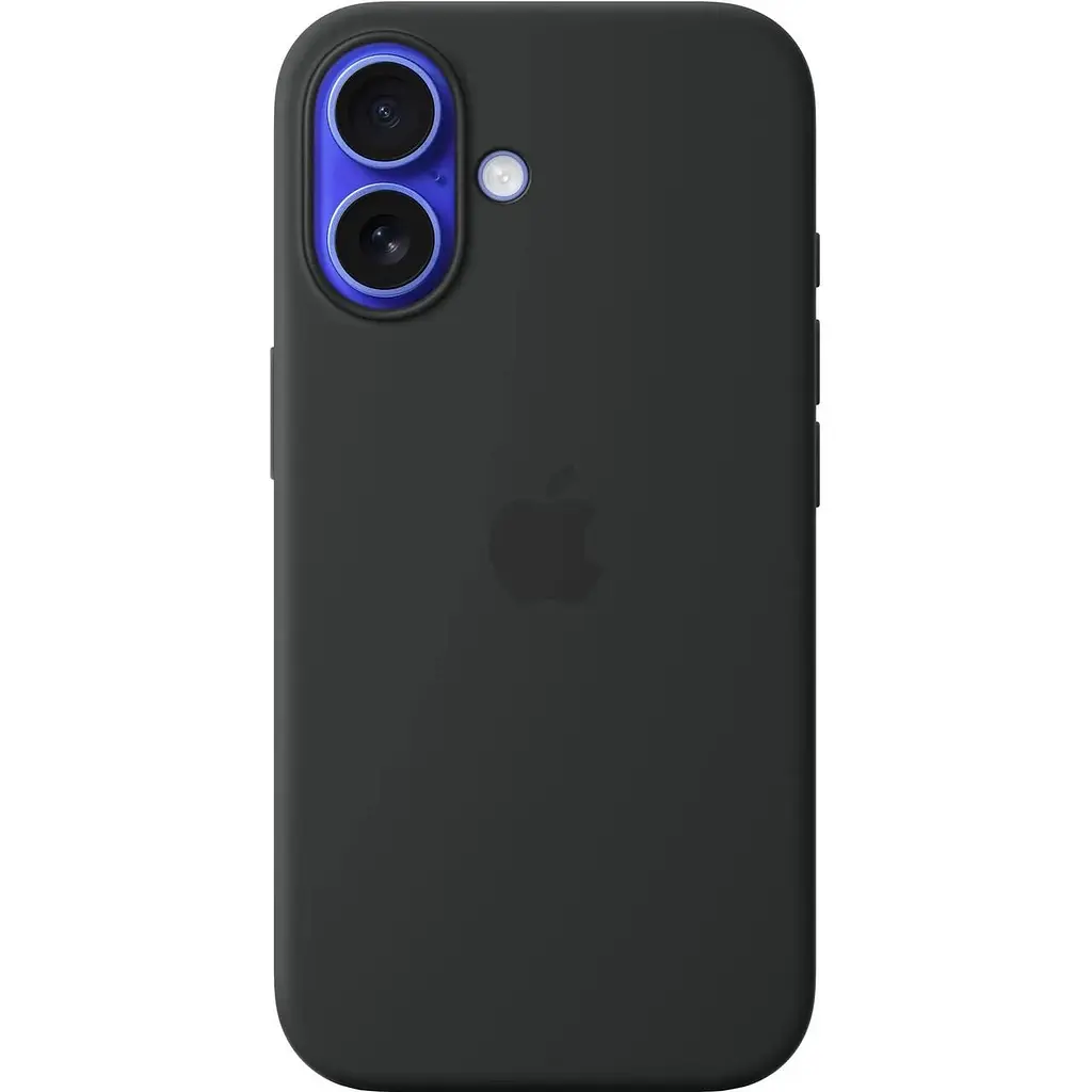 Оригинальный силиконовый чехол Apple Silicone Case with MagSafe для iPhone 16 (6.1") Midnight MYY13ZM/A - фото 7