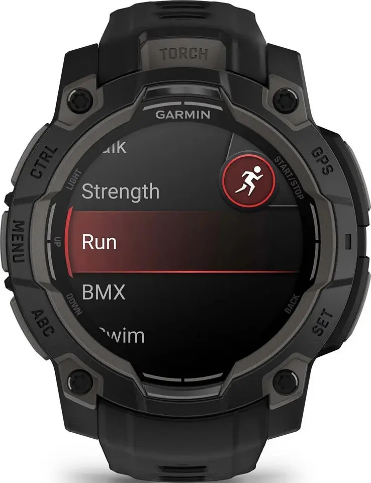 Смарт-годинник Garmin Instinct 3 50mm Amoled Black with Charcoal Band (010-03020-00/40) - фото 4