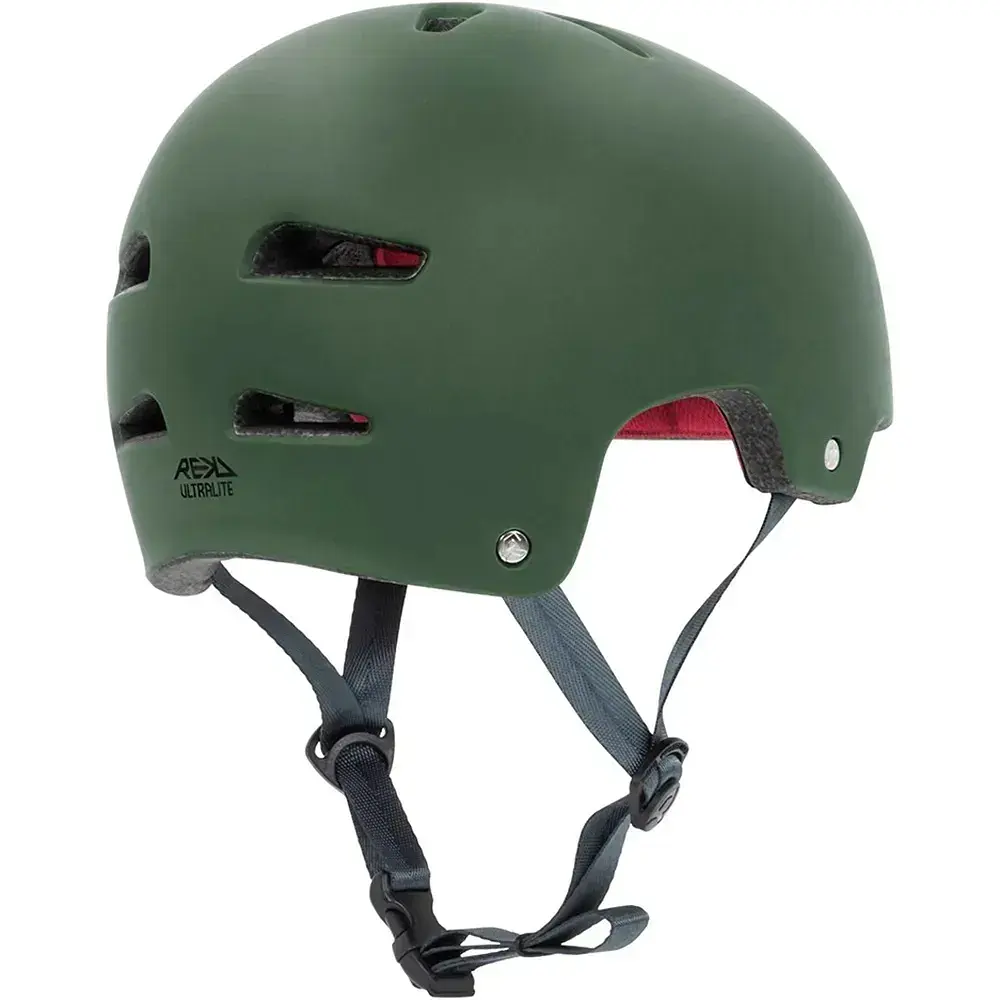 Шлем Rekd Ultralite In-Mold Helmet 57-59 Темно-зелений - фото 2
