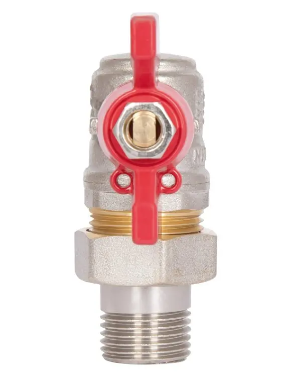 Кран кульовий Thermo Alliance "Американка" Standart 1/2" ВЗ кутовий, PN40, метелик SD222W15 - фото 6