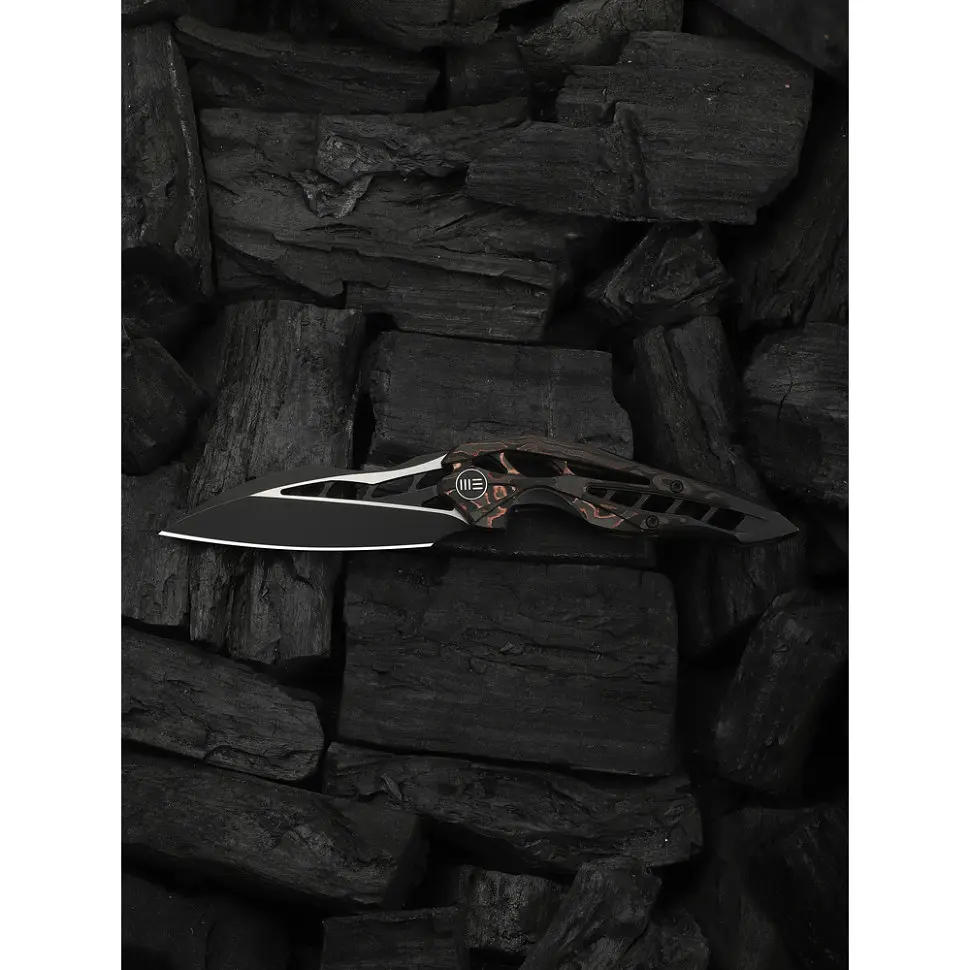 Ніж складаний туристичний Weknife Arrakis (8.8 см) Vanax / Titanium чорний з бронзою - фото 9