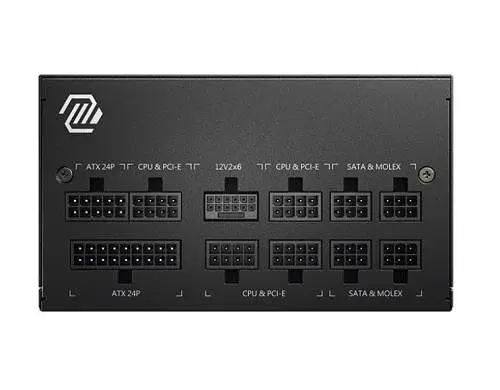 Блок живлення 850 Вт, MAG A850GL PCIE5, Black, модульний MSI teh0028906 - фото 2