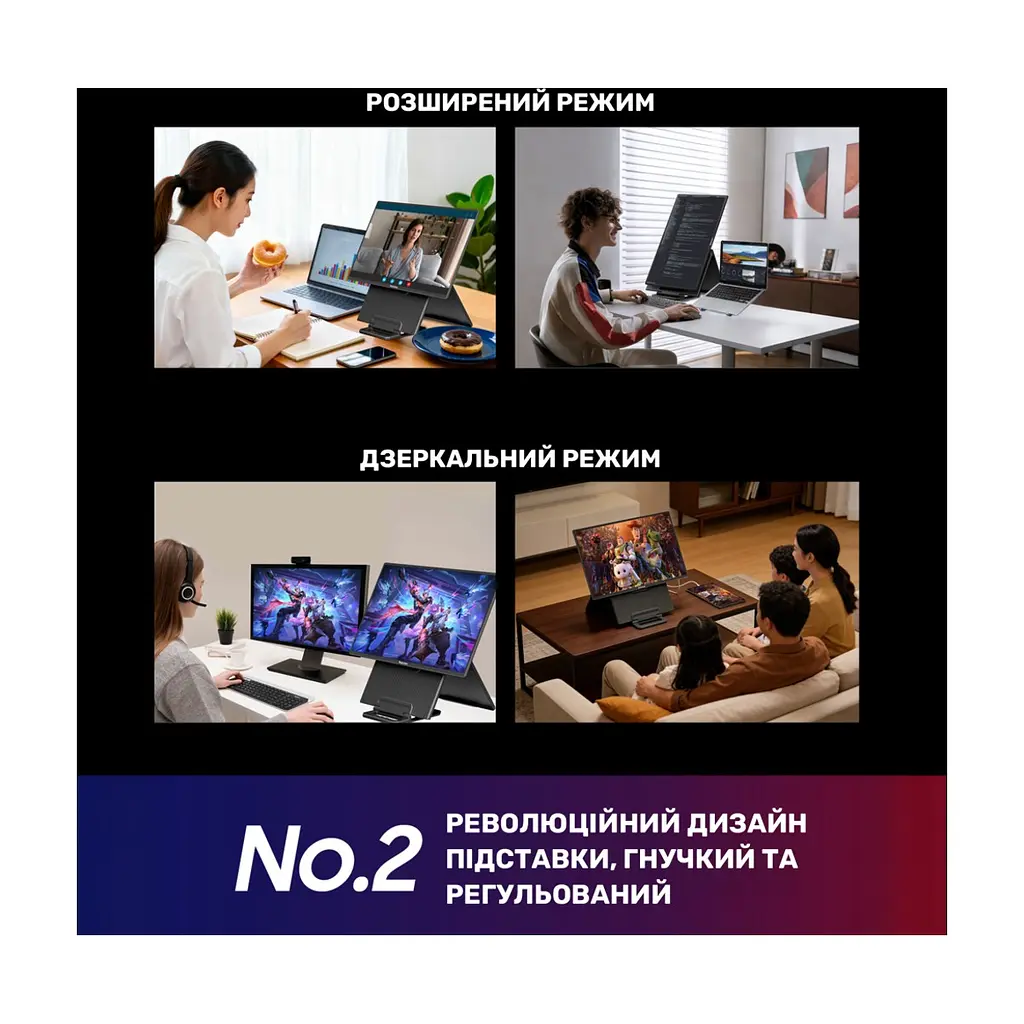 Монітор Blackview Table 10 LCD Monitor IPS FHD 23.8inch (BVTABLE10) - фото 10