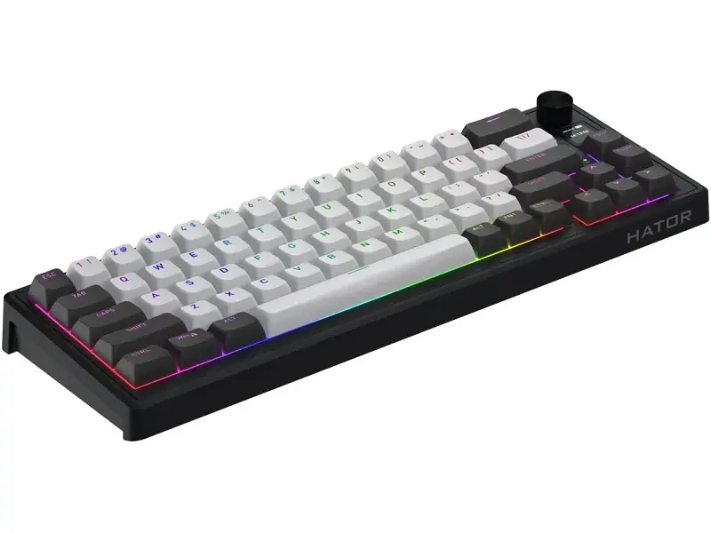 Клавіатура Hator Skyfall 65 PRO Wireless Grey-Black US Silent Switches (HTK4160) - фото 4