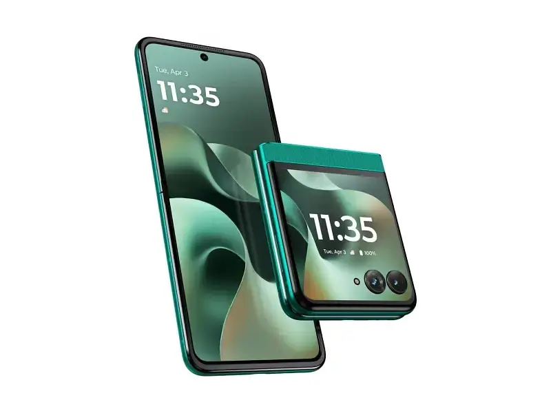 Смартфон Motorola Moto Razr 70 8/256 Sporting Green (PBB60054) - фото 7