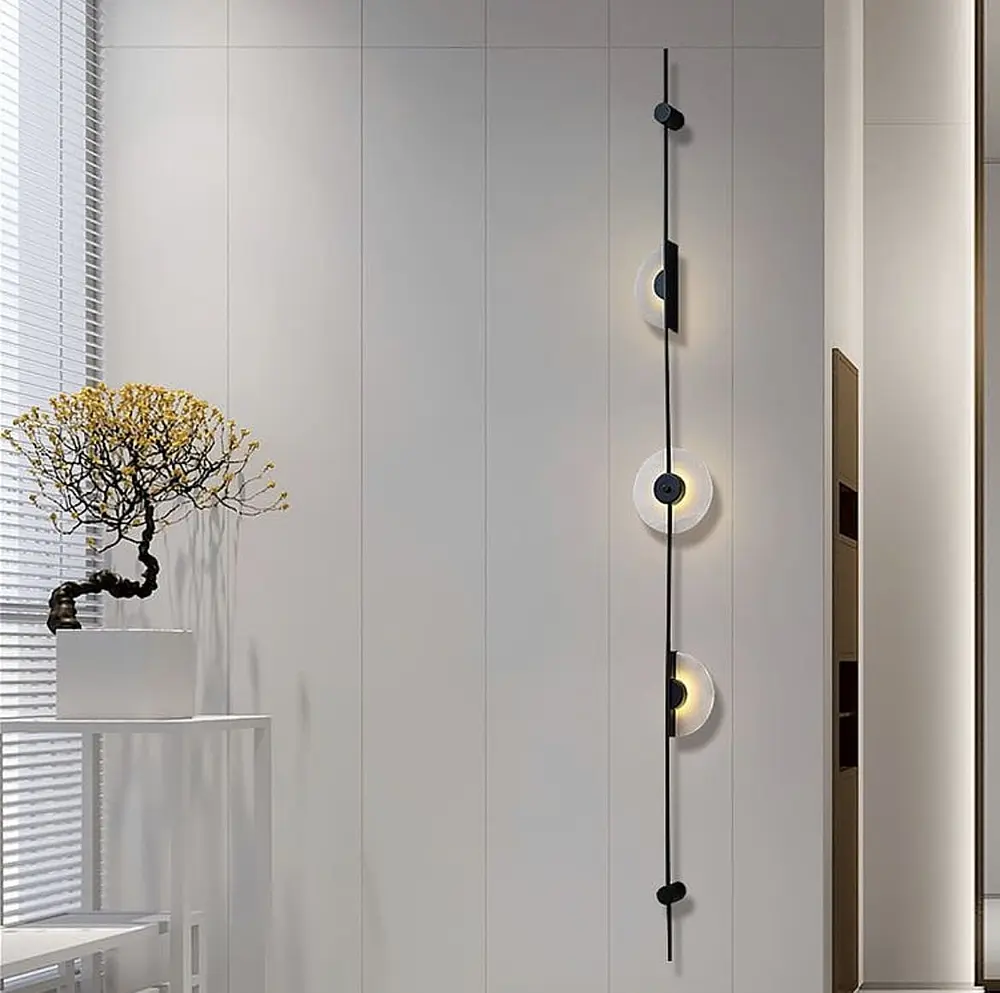 Видовжений настінний світильник Alabaster Sconce Line F Арт. WSE09 - фото 3