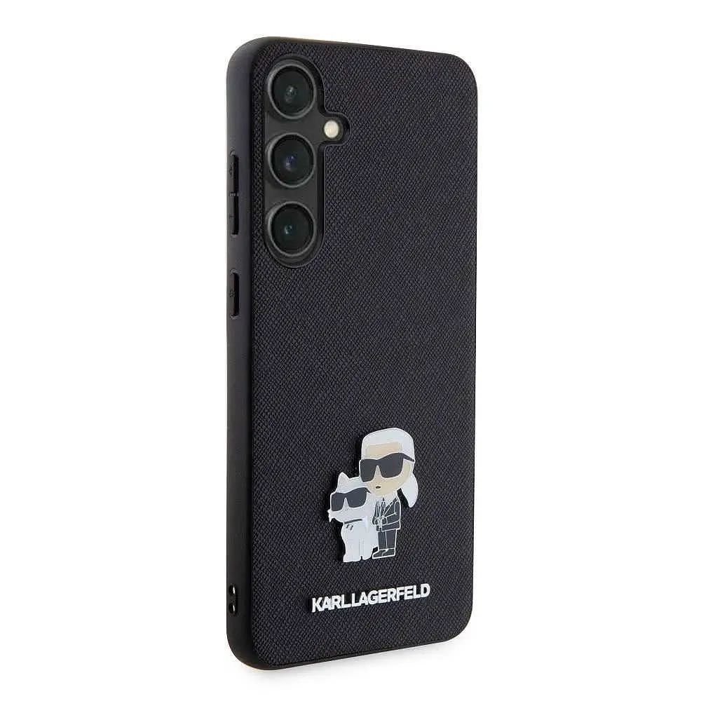 Чехол Karl Lagerfeld PU Saffiano Metal Karl and Choupette для Samsung Galaxy S24+ Black (57983119542) - фото 4