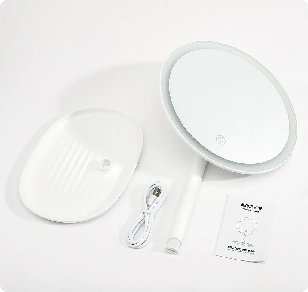 Дзеркало для макіяжу з LED підсвічуванням Xiaomi Jordan-Judy 8" (NV543) - фото 3