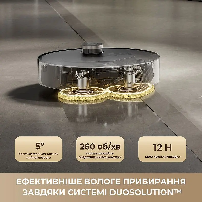 Робот-пилосос Mova MOBIUS 60 Black (RLV83LE) - фото 19