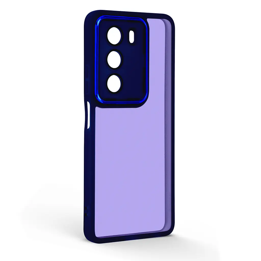 Защитный чехол для Infinix Hot 50 4G, Shade, синий, TPU+PC, матовый, защита всего корпуса, панель-накладка, противоударный, с высокими бортами, амортизирует удары при падениях, ArmorStandart (ARM81015) - фото 2