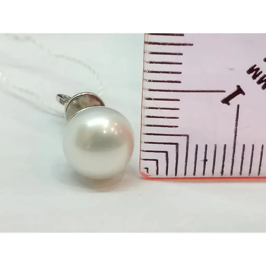 Золоті сережки-пуссети Імперія золота з перлами. СП032(2)БІ - фото 3