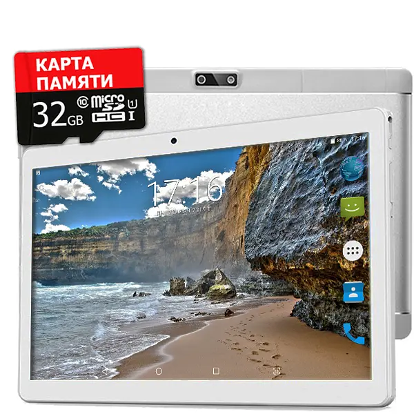 Планшет телефон Hoozo X1001 Lite Full HD 32Gb LTE Silver + Карта пам'яті 32GB - фото 2
