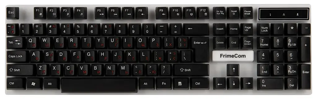 Клавіатура FrimeCom FC-801А-USB Чорний - фото 2