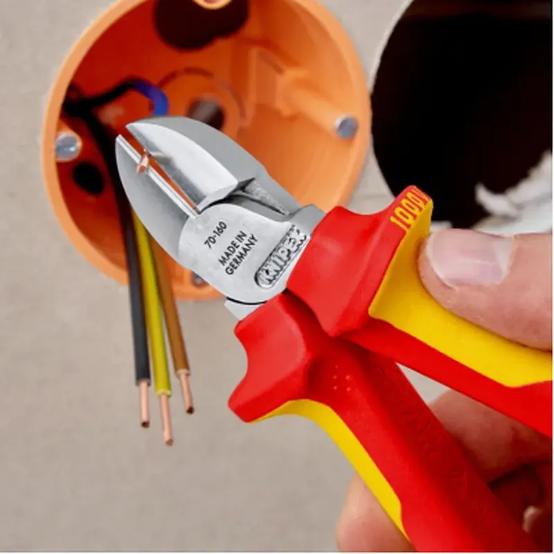 Кусачки KNIPEX бокові 70 06 160 (70 06 160) - фото 8