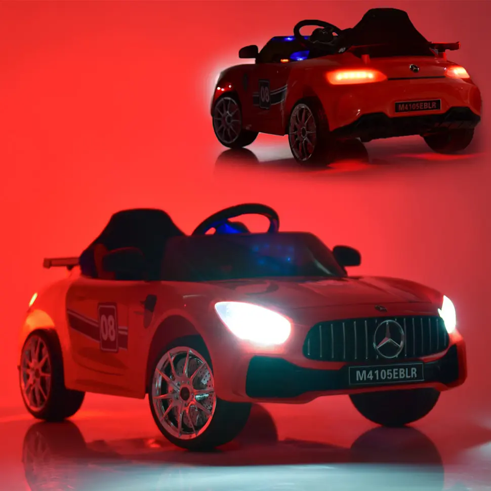 Дитячий електромобіль Bambi M 4105EBLR-5 Mercedes-Benz до 30 кг - фото 8