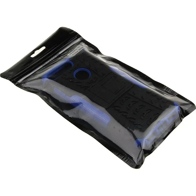 Чехол-накладка Toto Dazzle Kickstand 2 in 1 Case HuAwei Y6 2018 Blue - фото 2