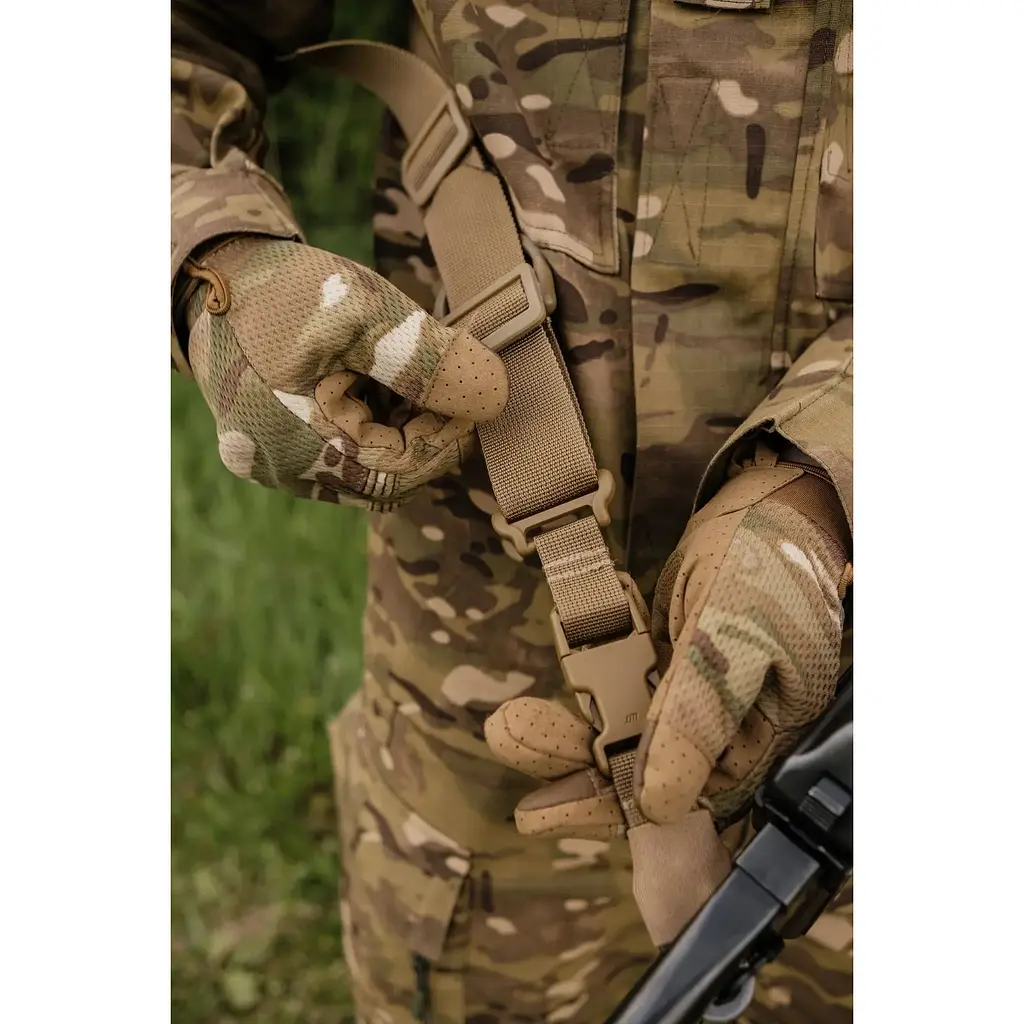 Ремінь Kiborg 2-точковий Gun Sling G-2 з пряжкою швидкого регулювання Triple-X Coyote (1000-k8014) - фото 6