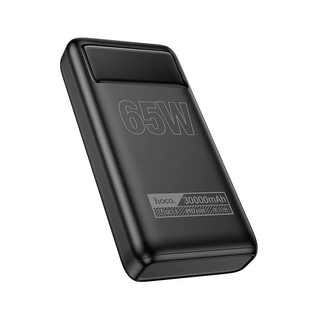 Батарея універсальна HOCO 30000mAh Apollo PD/65W QC/3.0 Black (DB81 / 714720) - фото 4