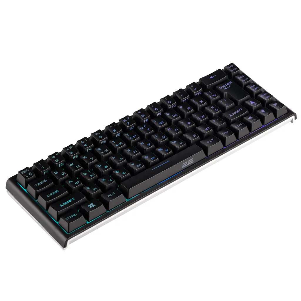 Клавіатура мембранна KG350 68key, USB-A, EN/UA/RU, RGB, чорний 2E Gaming teh0013826 - фото 8