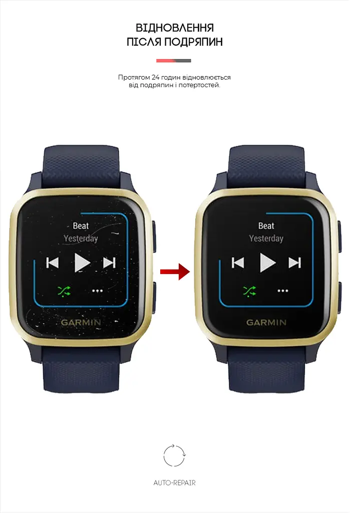 Гідрогелева плівка на годинники Garmin Venu Sq Music ArmorStandart захисна плівка для смарт годинників прозора (ARM65781) - фото 3