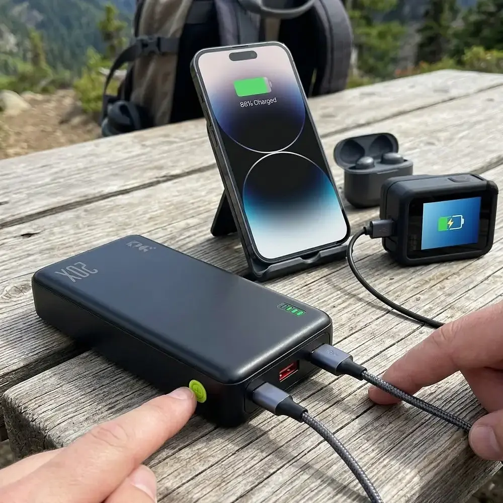 Power Bank King Power KP-24 20000mah 22.5W QC3.0 black EU - фото 6