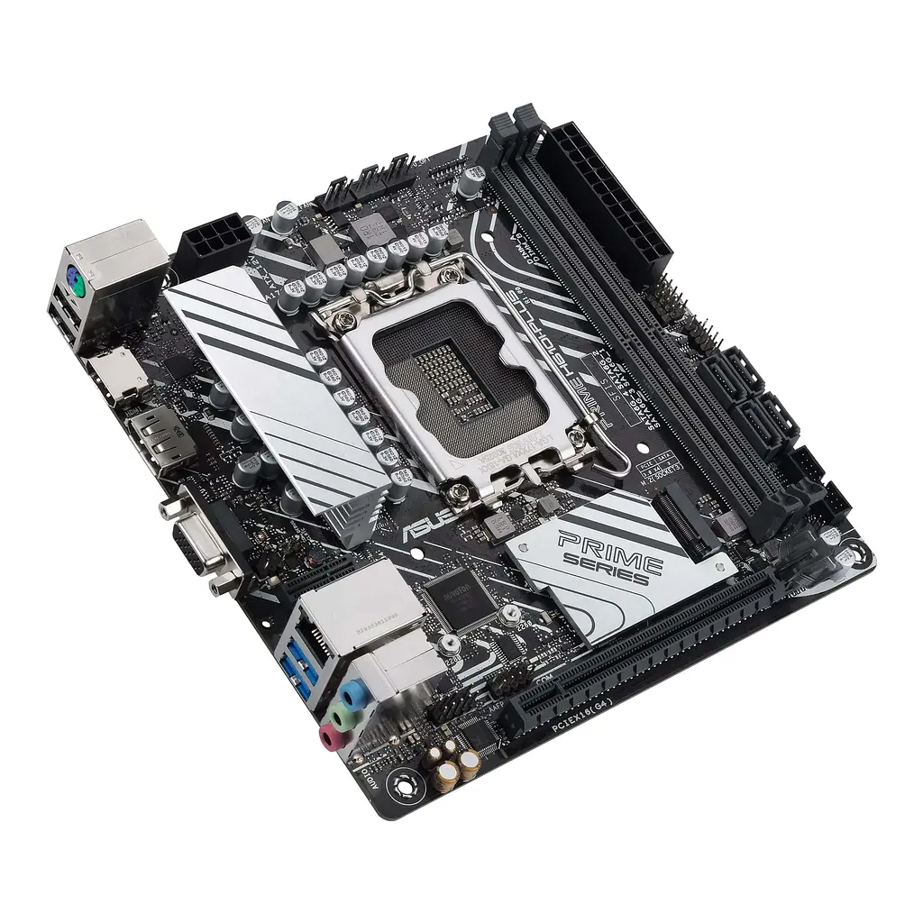 Материнcька плата Asus PRIME H610I-PLUS-CSM s1700 H610 2xDDR5 M.2 HDMI D-Sub DP mITX - фото 4