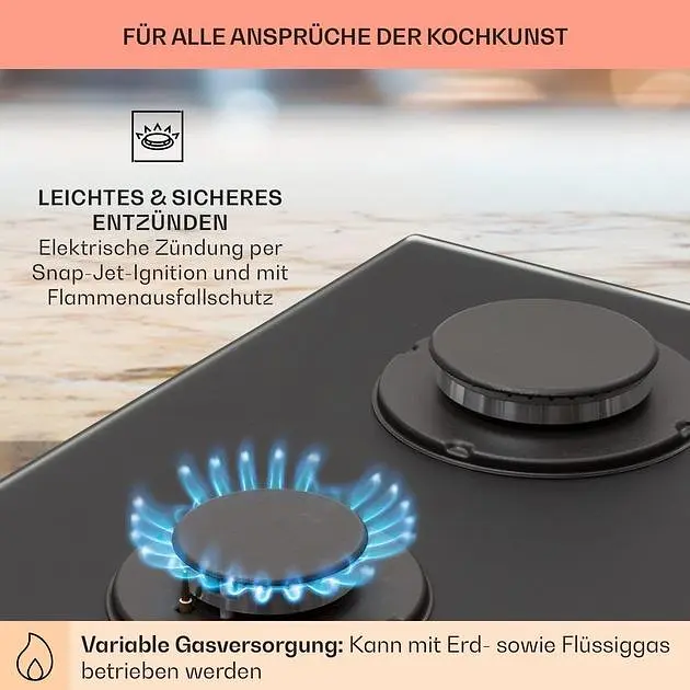 Варильна поверхня газова плита Klarstein Firetale (10041298) - фото 6